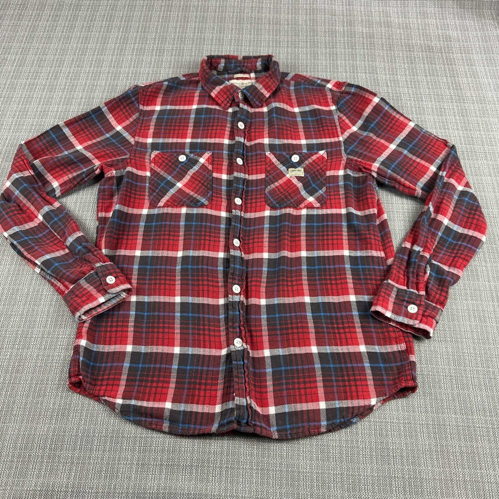 Denim & Supply‎ Ralph Lauren Plaid Flannel Shirt Mens Medium Western Grunge
